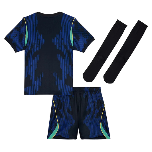 Kit Enfant Brésil Extérieur Coupe du Monde 2026 — Vue de dos