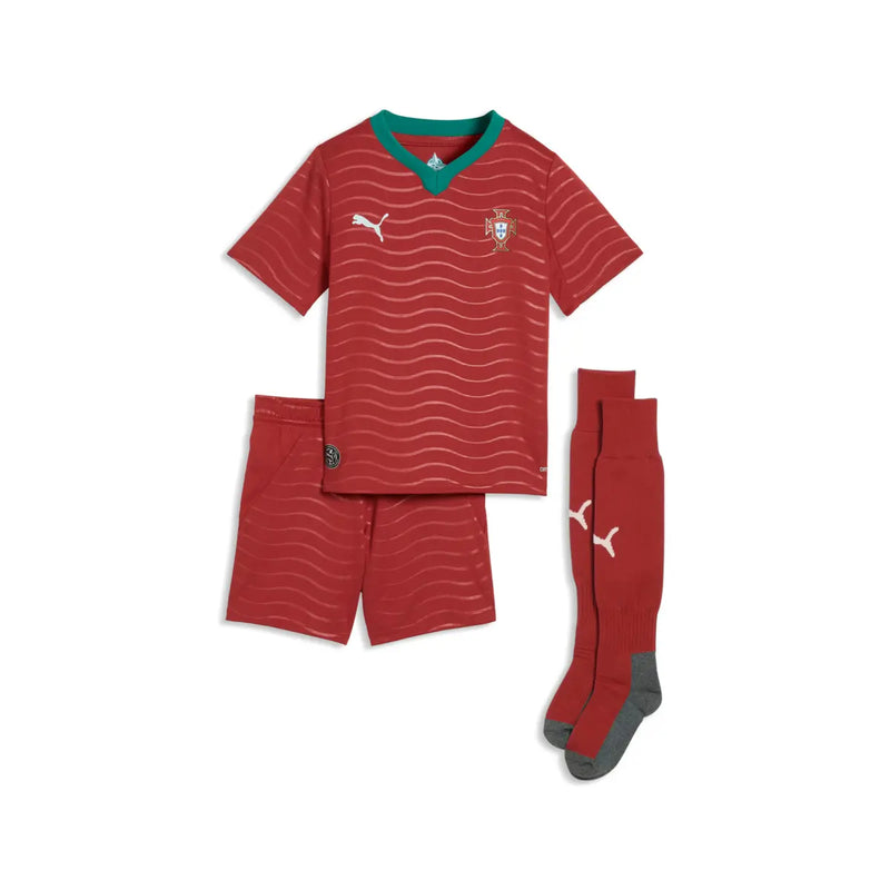 Kit Enfant Portugal Domicile 2026 — Maillot, Short & Chaussettes