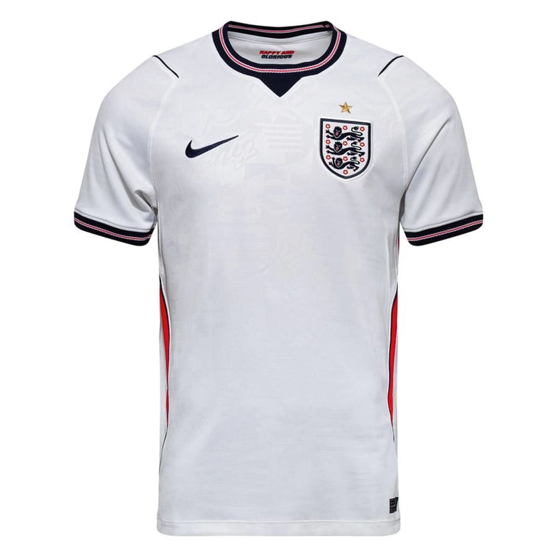 Maillot de Football Inspiré – Design Blanc et Marine Style Classique