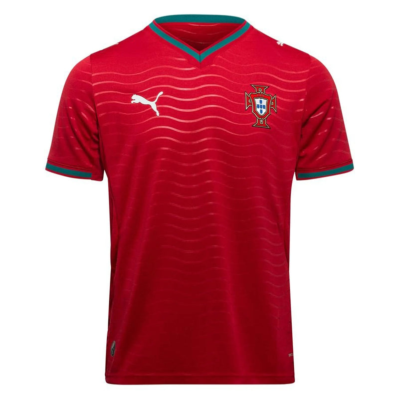 Maillot de Football Inspiré Design Rouge et Vert Style Sport