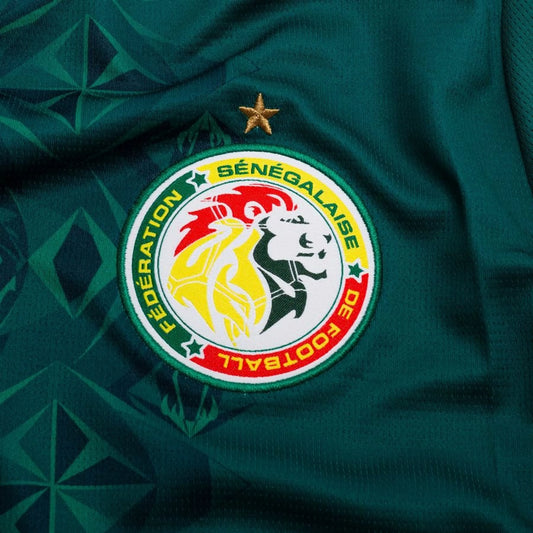 Maillot Sénégal Extérieur Coupe du Monde 2026 — Détail écusson