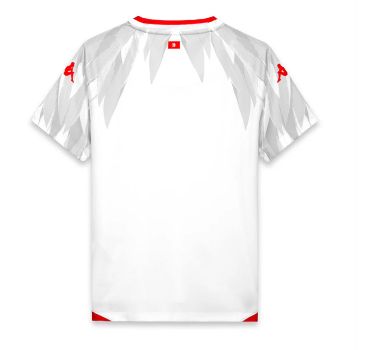 Maillot Football Blanc Détails Rouges Extérieur 2026