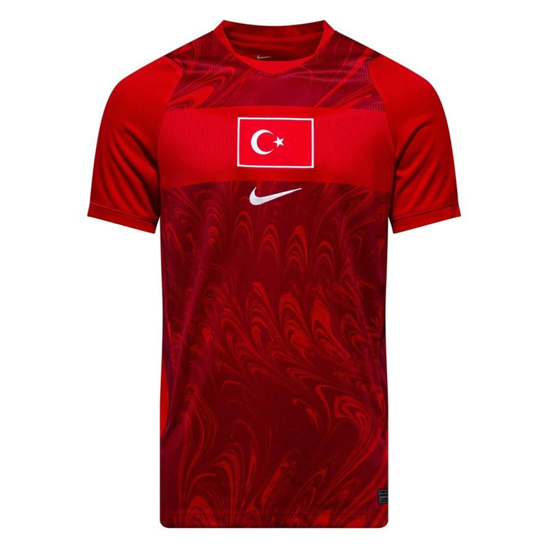 Maillot de Football Rouge Premium Design Moderne Texturé