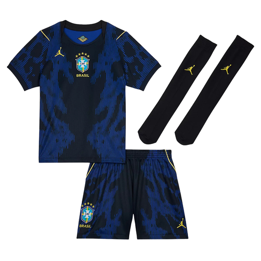 Kit Enfant Brésil Extérieur Coupe du Monde 2026 — Vue de face