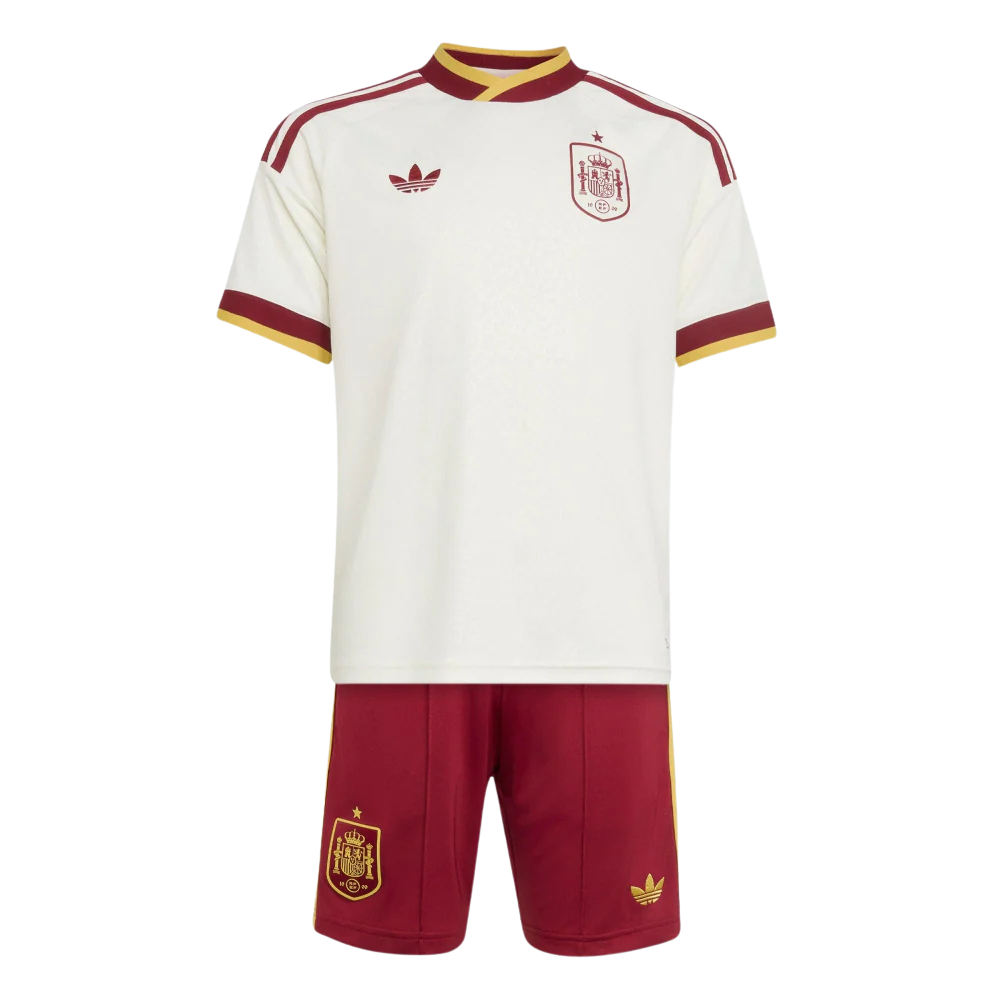 Kit Enfant Espagne Extérieur Coupe du Monde 2026 — Vue de face