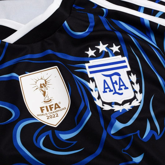 Maillot Argentine Extérieur Coupe du Monde 2026 — Détail écusson