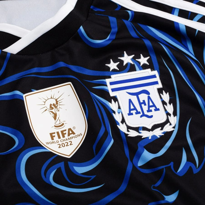 Maillot Football Noir Motifs Arabesques Extérieur 2026