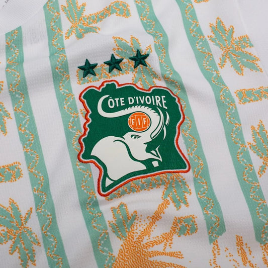 Maillot Côte d'Ivoire Extérieur Coupe du Monde 2026 — Détail écusson