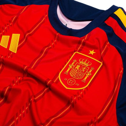 Maillot Équipe d'Espagne Domicile Coupe du Monde 2026 — Détail écusson