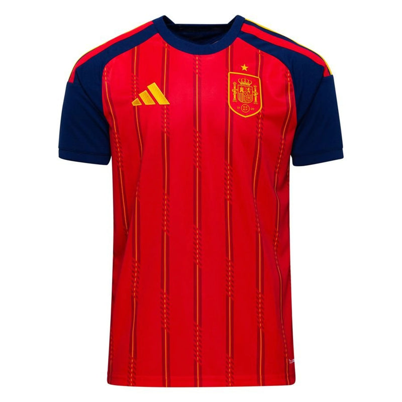 Maillot de Football Inspiré Design Rouge et Doré Style Classique