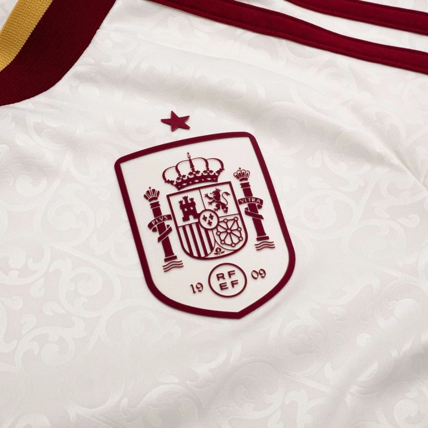 Maillot Équipe d'Espagne Extérieur Coupe du Monde 2026 — Détail écusson