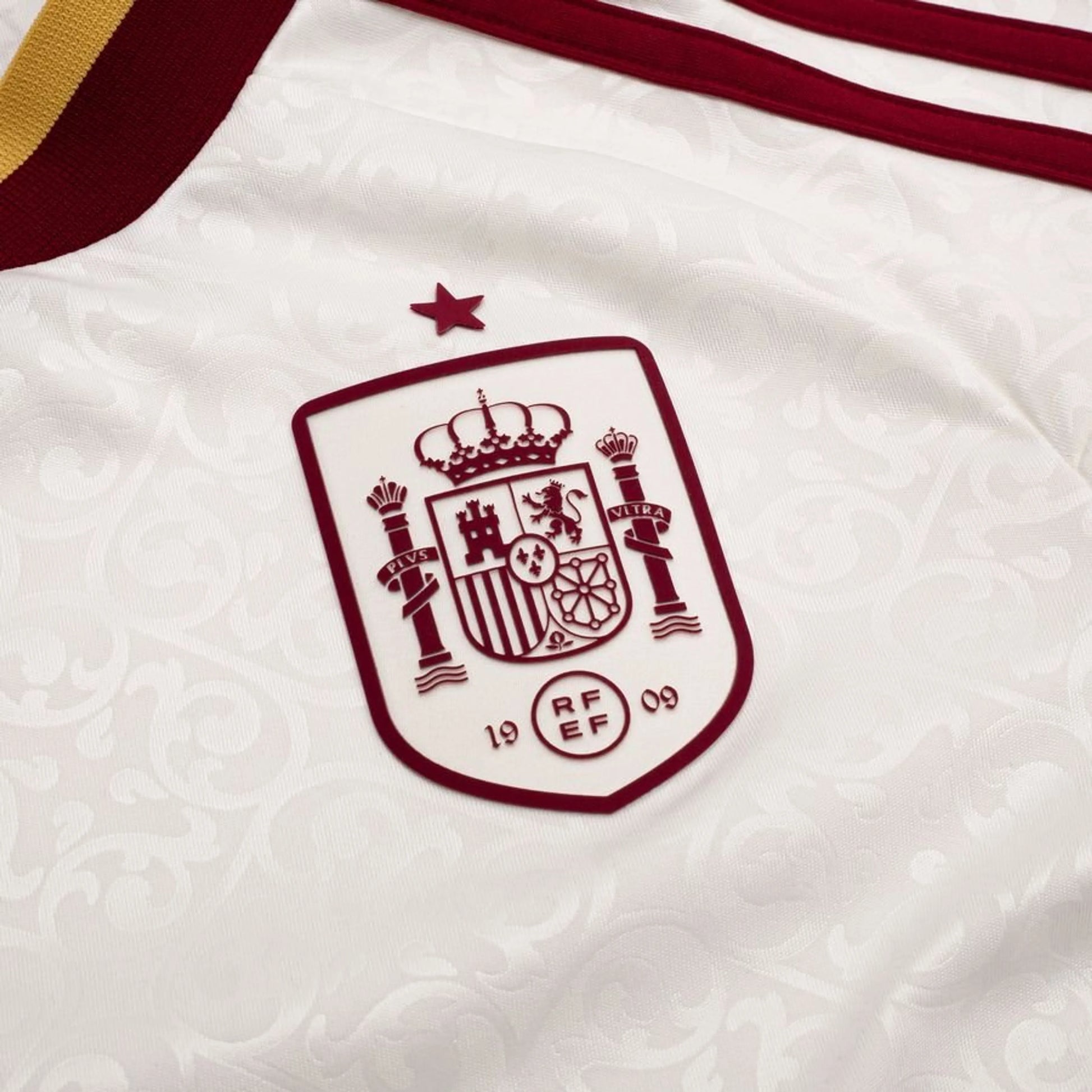 Maillot Équipe d'Espagne Extérieur Coupe du Monde 2026 — Détail écusson