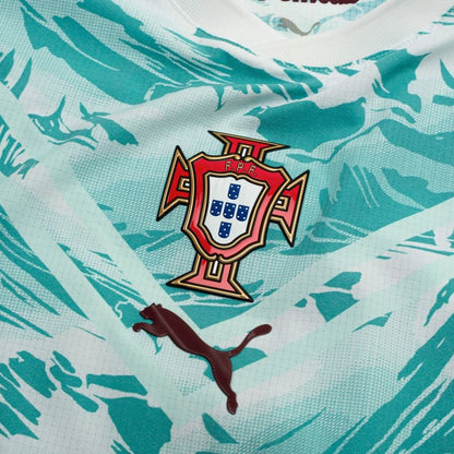 Maillot Équipe du Portugal Extérieur Coupe du Monde 2026 — Détail écusson