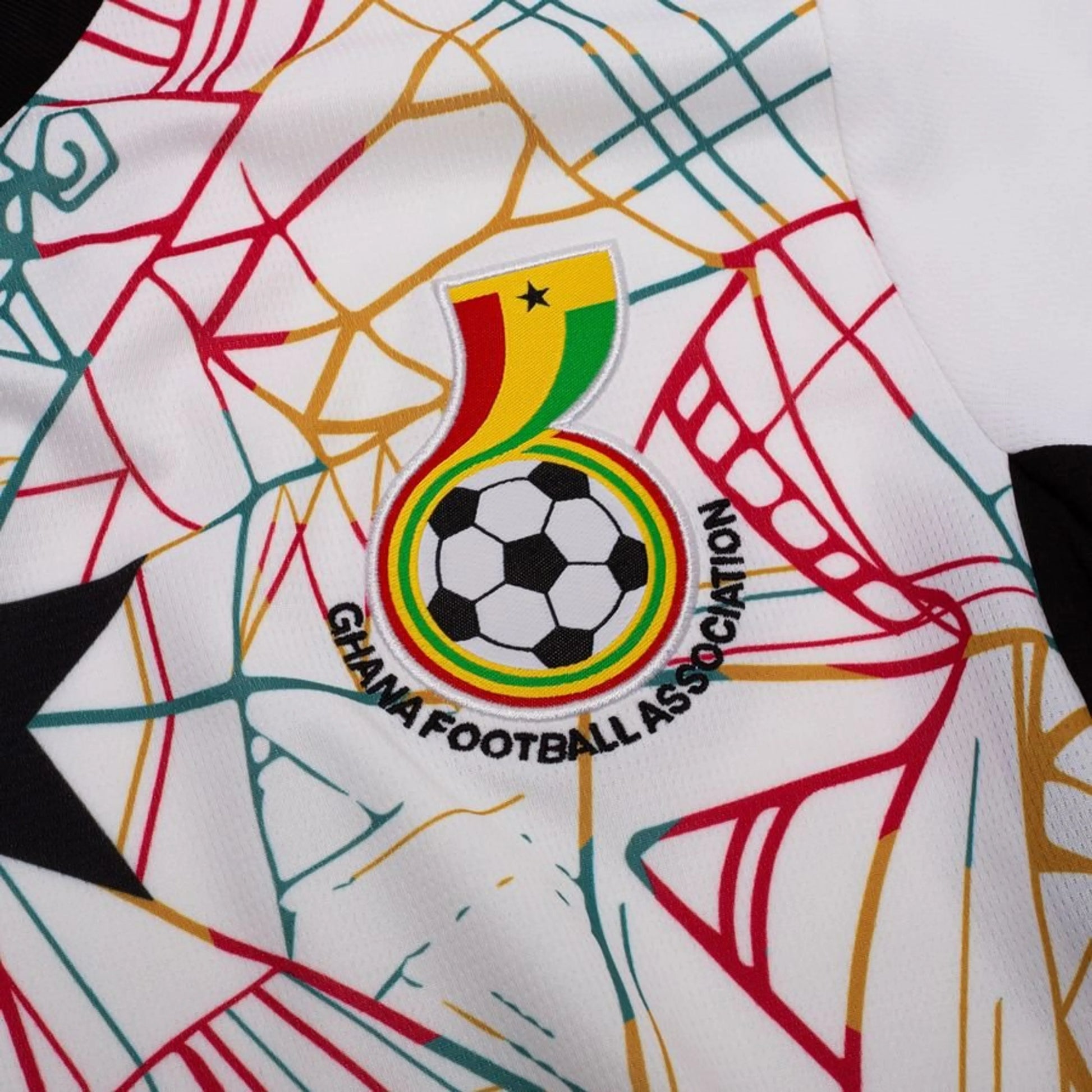 Maillot Ghana Domicile Coupe du Monde 2026 — Détail écusson