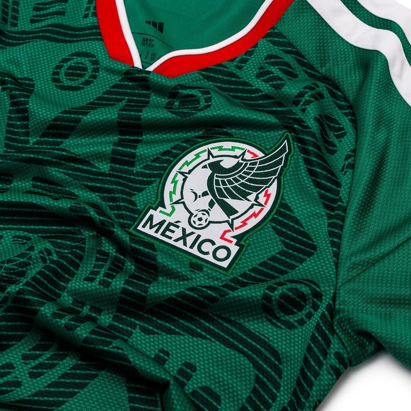 Maillot Mexique Domicile Coupe du Monde 2026 — Détail écusson