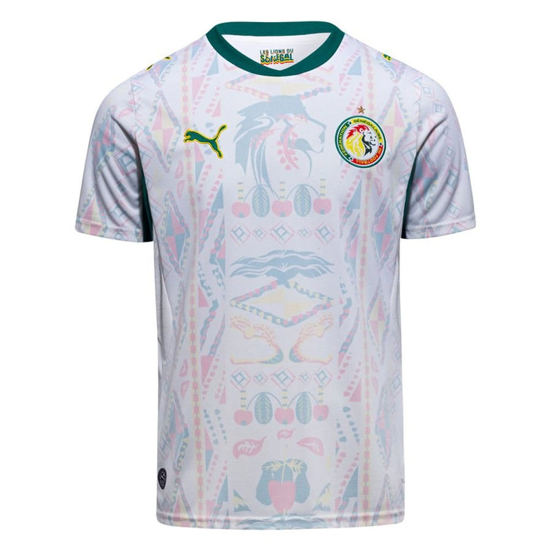 Maillot de Football Blanc Premium Design Artistique Inspiré de l'Afrique